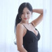 포켓걸스 하빈 블랙 슬립 가슴골