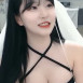 BJ 박민정 블랙 홀터넥 가슴골