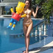 스텔라 민희 누드톤 비키니 골반