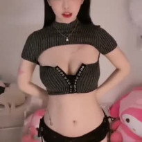 가슴 똑딱이 브라 탑 가슴골 BJ 츄정