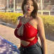 헤이린 (@hey_rineee) 큰 가슴 홀터넥 모노키니