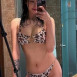 고말숙 호피무늬 비키니 셀카
