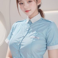 AI가 그린 이쁜 승무원