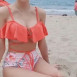 빛베리 살짝 보이는 언더붑