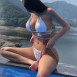 인스타 누나 하얀 비키니 몸매