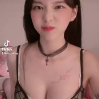 츄정님 인스타 아프리카 교복 원피스 가슴골