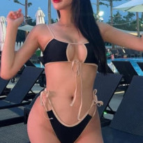 Dj hyunah 하이레그 사이드붑 레깅스 비키니 몸매