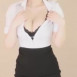 에디린 오피스룩 오토바이 댄스 검정브라 검스 가슴골 노출