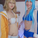 수련수련, 마이부 파란 끈비키니 입고 코스프레 쇼츠