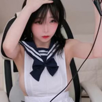 BJ 밍선하 귀여운 메이드복 옆가슴 노출