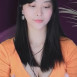 스트리머 미모 주황 골지 티셔츠 버티는 단추 가슴골
