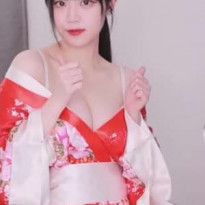 쵸단 유카타 가슴골