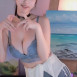 둘기얏 회색 브라렛 숙인 가슴골 슴부먼트