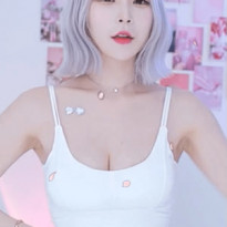 BJ 오지은 흰나시 가슴골 겨드랑이