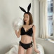 모델 현주 우유빛깔 란제리 속옷 촬영