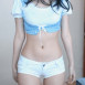 허리 라인 골반 너무 좋은 BJ 이아린 핫팬츠