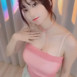 마젠타 한공캠 연핑크 나시 가슴골