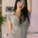 한갱 미시룩 단추 많은 원피스 가슴골 코앞에서 보는 느낌