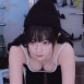 헬스하는 쵸단 스포츠 브라 숙인 가슴골