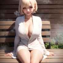 AI가 그린 온천녀 - 꾸르