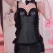 수련수련 블랙 바니걸 검스