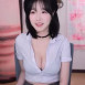 단추를 많이 푼 날 수련수련 큰 가슴골