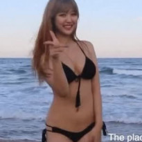 미스 춘향 한지윤 락킷걸 한이슬 블랙 비키니 몸매