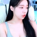 쌩얼에 회색 CK 브라 입고 나온 여캠 굥이