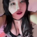 한갱 침대위 메이드복 눕방 가슴골