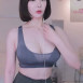 레깅스 입은 겨우디 전신샷 gif
