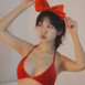 유은별 주황 비키니 화보 촬영