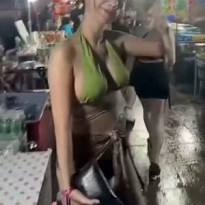 DJ 미유탱 모델 원미령 송크란 축제 물에 젖은 비키니 몸매