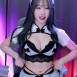 한갱 메이드복 천장캠