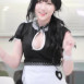 카메라로 다가오는 메이드복 ㅊㅈ