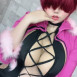 KOF 셸미 코스프레 앞스트랩 가슴 노출