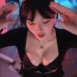 윤개굴이 천장캠 오일바른 가슴골