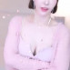 핑크가디건 단추 푼 묵직한 가슴골 겨우디