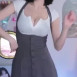 수련수련 댕댕이귀 머리띠 요동치는 가슴 드리블 항공캠