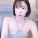 회색 홀터넥 원피스 몸매 겨우디