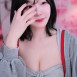 수련수련 일자 가슴골 노출