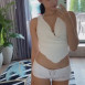 표은지 ㅊㅈ 여름 시작 가슴골 노출 의상 셀카