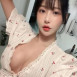 가슴골 노출하는 체리 블라우스 하루S2 (@bj._.haru)