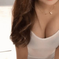 밍율 시스루 흰나시 원피스 밀착 몸매