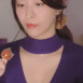 BJ 미모 ASMR 사탕 먹방 눈이 가는 가슴골