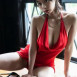 아오야마 히카루 큰 가슴 홀터넥 원피스 란제리 몸매