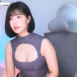 트위치 하기미 시스루 블랙 브라 노출 육덕 몸매