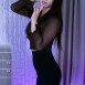 세림잉 검은 시스루에 빨간 브라 섹시 몸매