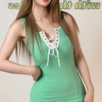 갓세희 앞 스트랩 밀착 원피스 가슴골