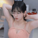안경 쓴 쵸단 가슴골 겨드랑이