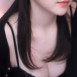 BJ 짱다 앞으로 숙인 방심한 가슴골 검은 슬립